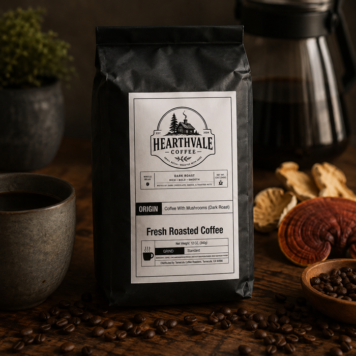 Coffee with Mushrooms Dark Roast